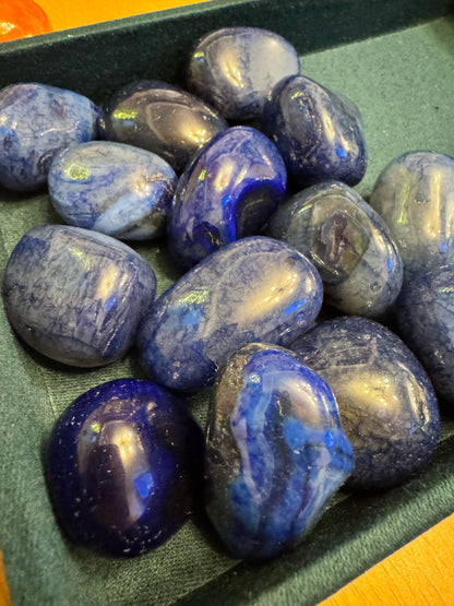 Cuarzo Agata Azul