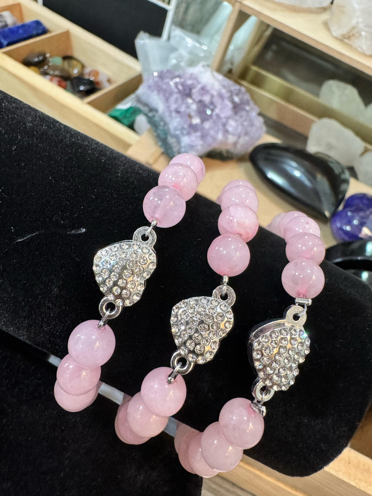 Pulsera intencionada de Cuarzo Rosa