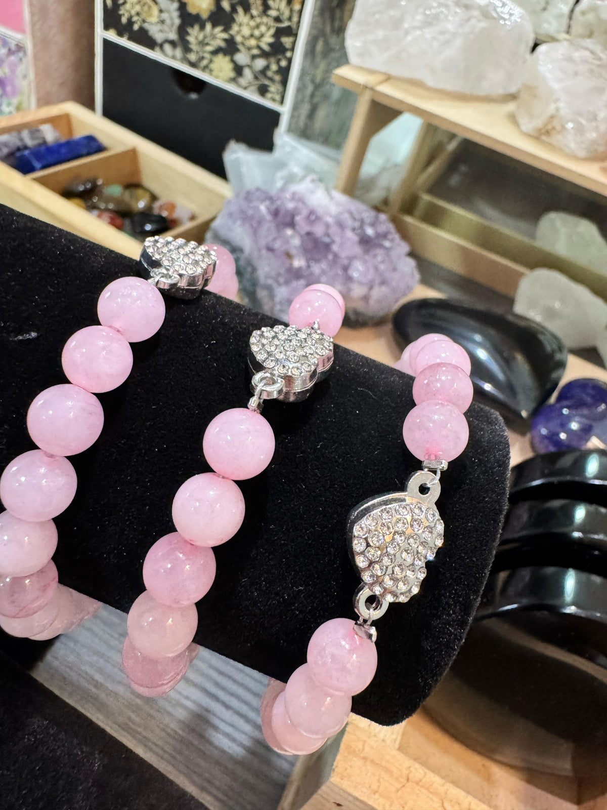 Pulsera intencionada de Cuarzo Rosa