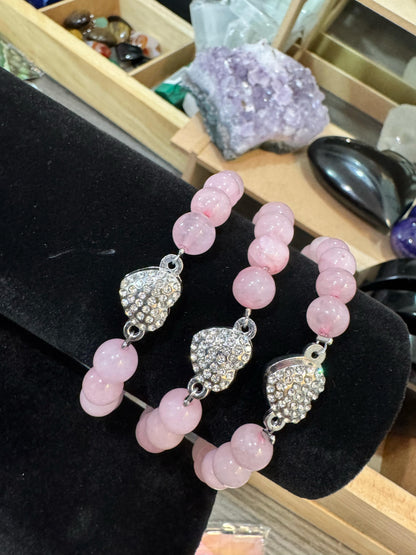 Pulsera intencionada de Cuarzo Rosa