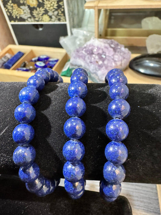 Pulsera intencionada Lapiz-Lazuli (elastica)