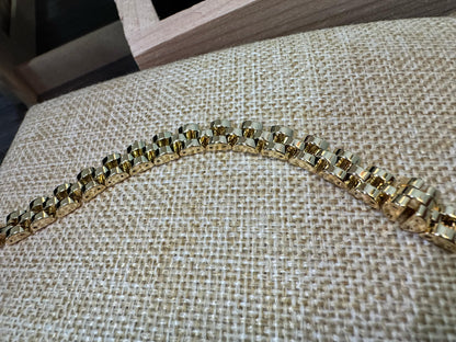Pulsera Oro Laminado Tipo Rolex M11
