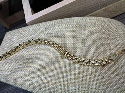 Pulsera Oro Laminado Tipo Rolex M11