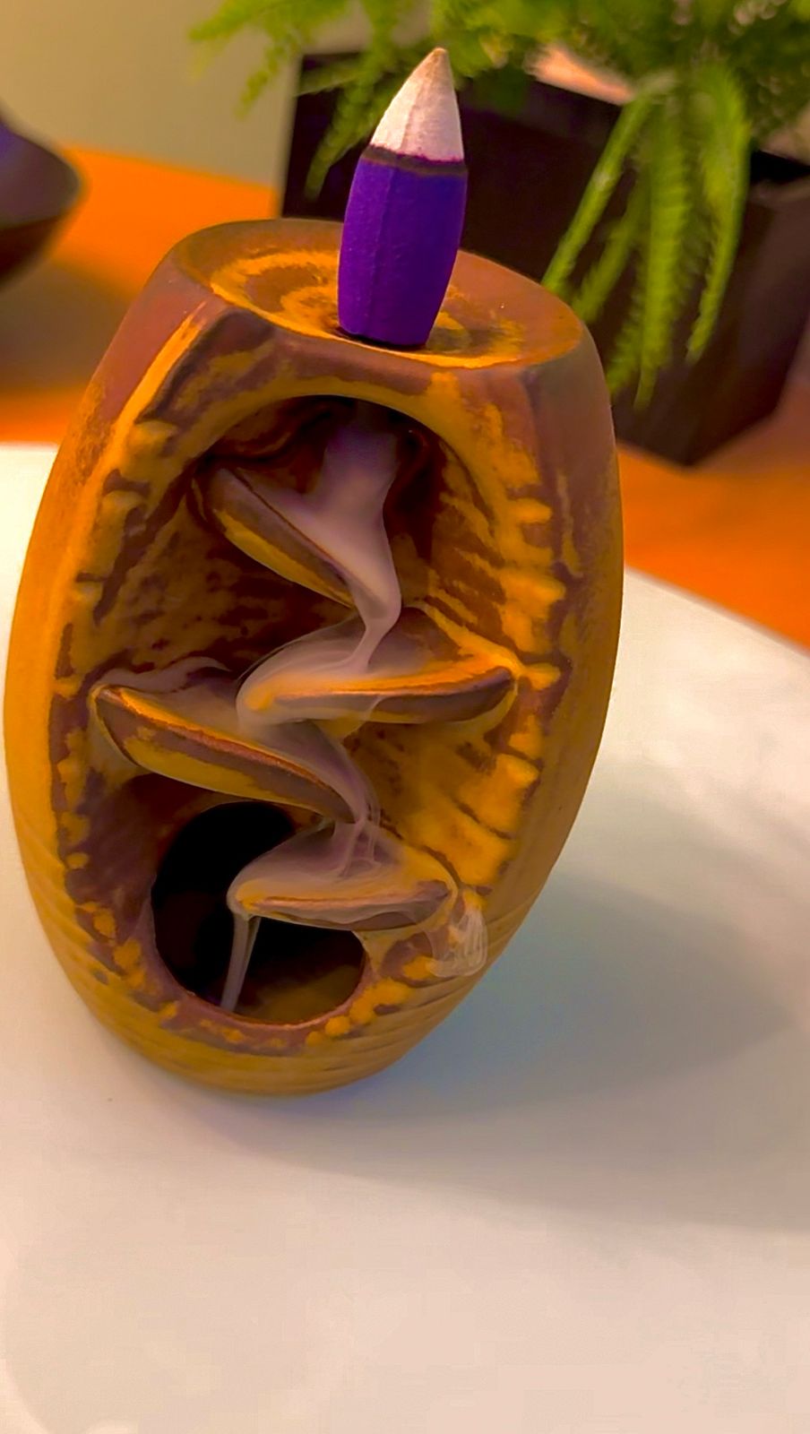 Cascada Incienso RETROFLUJO (Oval Cafe)