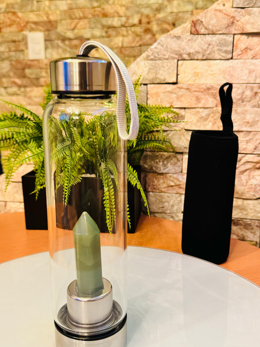 TERMO Botella de Cuarzo Verde