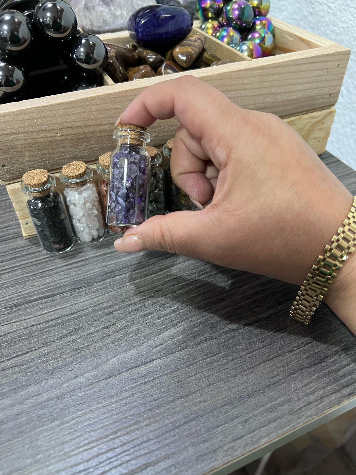 Botella Cuarzo confeti