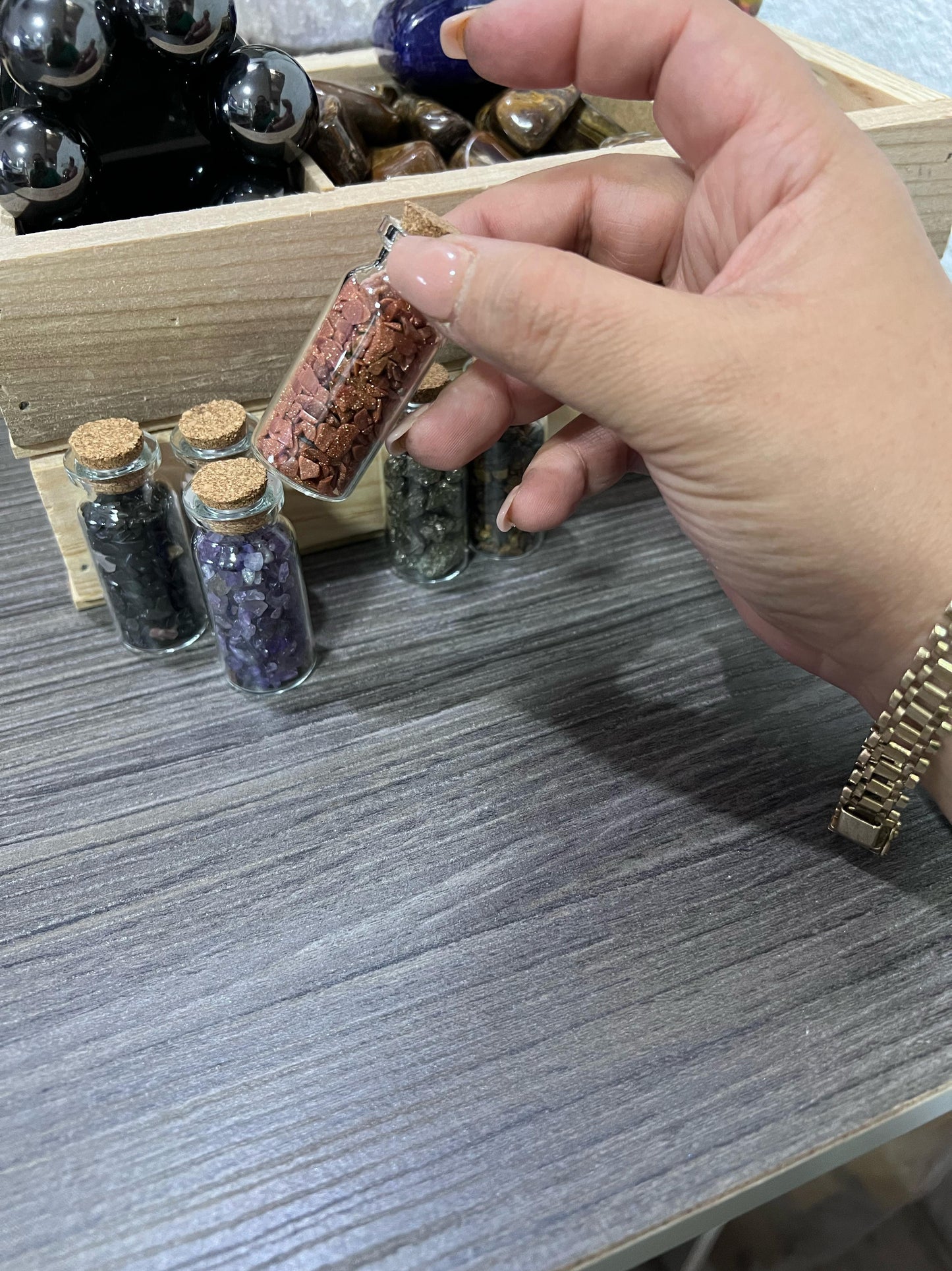 Botella Cuarzo confeti